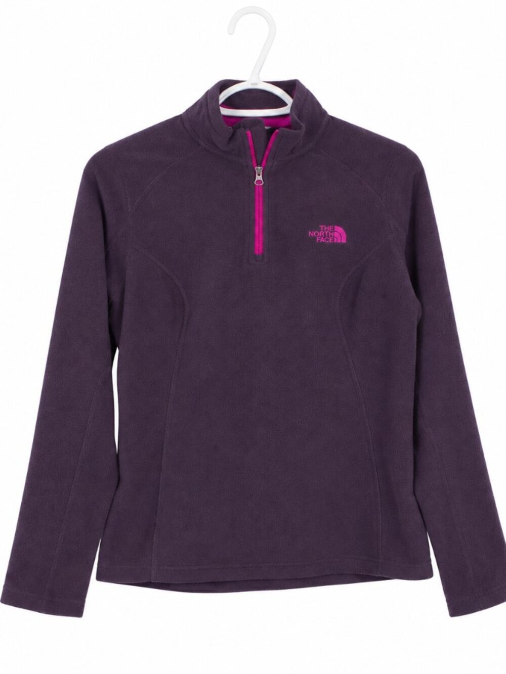 THE NORTH FACE Fleece Quarter Zip Outdoor Hiking Pullover Sweater Size XS